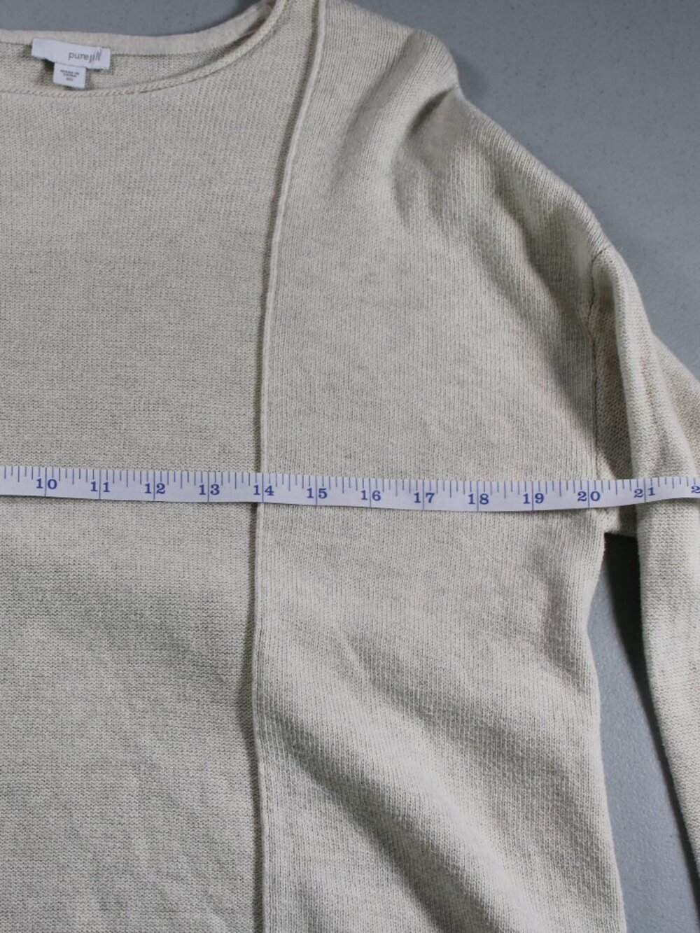 Pure Jill Women's Cotton-Cashmere Blend Long Sleeve Sweater - Picture 9 of 14